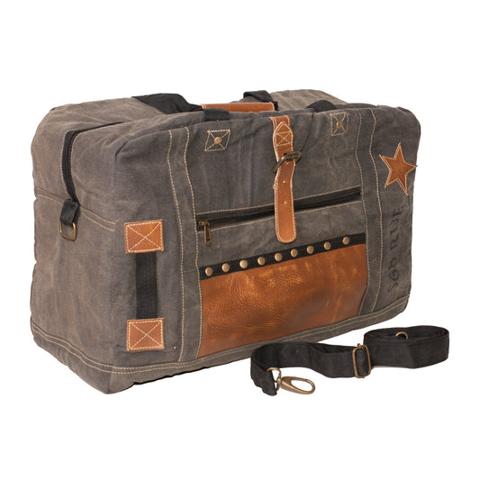 Weekend Holdall Upcycled Canvas (984)